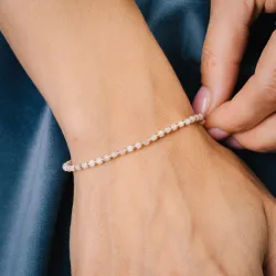 Opal, Miyuki - bransoletka kobieca na sznurku na kreatywność, harmonię, miłość - Pragnienie Miłości